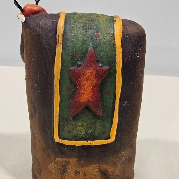 Coyne's & Co. Handcrafted Reindeer Ceramic 2006 Christmas Y2K Boho - Picture 3 of 9